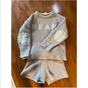 Gelato pique bear souffle pullover & half pants